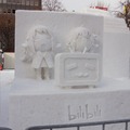 bilibili動画の雪像も