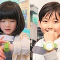 タッチパネル操作に対応した防水・防塵・耐衝撃のmamorino Watch。KDDIでは小学生以下の利用者を対象に月額998円(誰でも割適用時)のプランを提供する