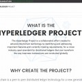 「Hyperledger Project」サイトトップページ