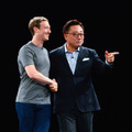 終盤には、Facebookの創業者であるマーク・ザッカーバーグ氏も登壇(C)Gettyimages