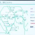 サービスの開始当初は、首都圏近郊にあるアトレなどの駅ビル(合計31館)でJRE POINTを利用できるようにする