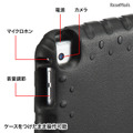 ケースをつけたままで各機能を使用可