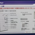 会場に張り出されていた「街受ロッカー」の詳細パネル（撮影：防犯システム取材班）