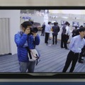 4K対応ボックスカメラの「SNB-9000KN」の実映像。こちらも鮮明な映像となっていた（撮影：防犯システム取材班）