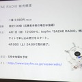 SAZAE RADIOの販売概要