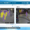 「駅視-vision（エキシビジョン）」は駅の混雑度を見える化するサービス。3月1日から実証実験が開始されている（画像はプレスリリースより）