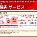 楽天レンタル「継続割サービス」