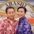 浅田真央と浅田舞「嵐にしやがれ」(C)NTV