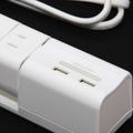 こちらはUSB充電ポートが2つ