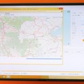 「フレマップ」をマネージメントするためのWEBアプリ「フレマップコントロールセンター」。PC画面上で大量のマップデータを作成・編集する場合はこちらが便利だ（撮影：防犯システム取材班）