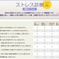 J-Net21「急がれる職場でのストレスチェック導入」に掲載されている、「ストレス診断－簡易バージョン」の一部