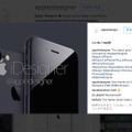 Apple製品のイメージ画像を多数手掛けるInstagramアカウント「@appleidesigner」によるイメージ画像（キャプチャ）