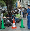 7月10日午後の表参道店の様子（発売日前日）