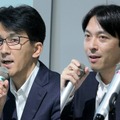 第3回MVNO勉強会に参加した、(左から)イオンリテールの河野充宏氏、NTTコミュニケーションズの岡本健太郎氏