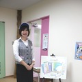 工場見学案内人の増田さん。よどみなく高らかにキャンパスノートの作り方を説明してくれました