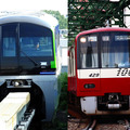東京モノレールと京急電車