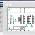 複数台のカメラを一括管理することができる録画ソフトウェア「KxViewPro」のマップ画面（画像はプレスリリースより）