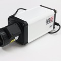 カメラ本体に画像鮮明化機能を搭載した「DS6V」。実際の製品は画像は別売り（撮影：防犯システム取材班）