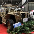 大型特殊自動車としてナンバー取得が可能になった「MRZR4（エムレーザーフォー）」。米軍正式採用のオフロードビークルだ（撮影：防犯システム取材班）