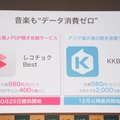 日本最大級J-POP聴き放題サービス「レコチョクBest」や、アジア最大級の音楽聴き放題サービス「KKBOX」がUQ mobileに対応する