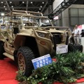 大型特殊自動車としてナンバー取得が可能になった「MRZR4（エムレーザーフォー）」。米軍正式採用のオフロードビークルだ（撮影：防犯システム取材班）