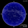 2016年11月中旬20時ごろの東京の星空　(c) 国立天文台 天文情報センター