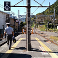 青梅駅 現ホームから奥多摩方を見る