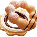ミスタードーナツが「夢のドーナツ」！2種の人気が同時に楽しめるゾ!!