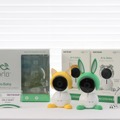 ベビーモニターや見守りカメラとしての利用を想定した「Arlo Baby」。日本ではまだ各種認定の取得が必要なため、市場投入はもう少し先になるとのこと（撮影：防犯システム取材班）