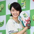 剛力彩芽、始球式でリベンジ狙うも悔しさをにじませる「40点くらい」