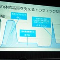 トラフィック制御技術により、ストリーミング動画もストレスを感じないで視聴できるという