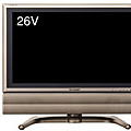 シャープ、地上・BS・110度CSデジタルチューナーを内蔵した薄さ9.9cmの26V型液晶TV 画像