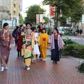 映画『はいからさんが通る』試写会に袴姿のハイカラ女学生が集合！パネル展示も実施