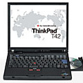 日本IBM、指紋センサー搭載の「ThinkPad T42」など、ThinkPadの新製品6機種70モデル 画像