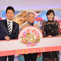 宮迫博之、堺正章、広末涼子【写真：竹内みちまろ】