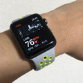 Apple Watchから常時心拍数を確認できる