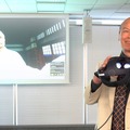 沖縄ではいま、沖縄空手の師範の型演舞をVRコンテンツにして保存するユニークな取り組みが進行中。写真は上地流の第一人者、範士九段の新城清秀先生