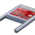 　バッファローは、コストパフォーマンスを追及した2Gバイトのコンパクトフラッシュカード「RCF-X2GY」を12月中旬に発売する。