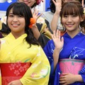 大原優乃、浅川梨奈【写真：竹内みちまろ】