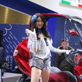 一ツ山里紗さん（東京モーターサイクルショー2018）
