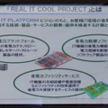 同社が進める「REAL IT COOL PROJECT」の概要。省電力プラットフォーム、省電力ファシリティ、省電力制御のソフトウェアの3つを必要とする