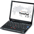 IBM、「ThinkPad X31」シリーズのCPUをPentium M 1.7GHzに強化　80GバイトHDDモデルも 画像