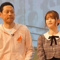 東野幸冶と松村沙友理【撮影：松本】