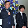 岡村隆史、染谷翔太【撮影：小宮山あきの】