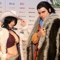 カナダ代表のコスプレイヤー（『ワンピース』より、ニコ・ロビン、クロコダイル）【撮影：浜瀬将樹】