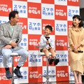 東尾修、石田理汰郎、東尾理子【写真：竹内みちまろ】