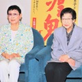 橋田壽賀子、石井ふく子プロデューサー【撮影：小宮山あきの】