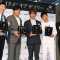 山根良顕（アンガールズ）、高橋由伸、杉浦太陽、石田明（NON STYLE）、SEIKIN【撮影：小宮山あきの】