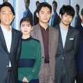 塩田武士氏、小芝風花、松山ケンイチ、松田龍平、長塚京三【撮影：小宮山あきの】