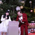 本田望結、真っ白ワンピで点灯式！ゲストスケーター務める「クリスマスショー」をアピール